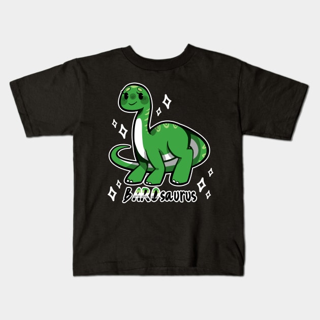 bAROsaurus Kids T-Shirt by Brewing_Personalitea